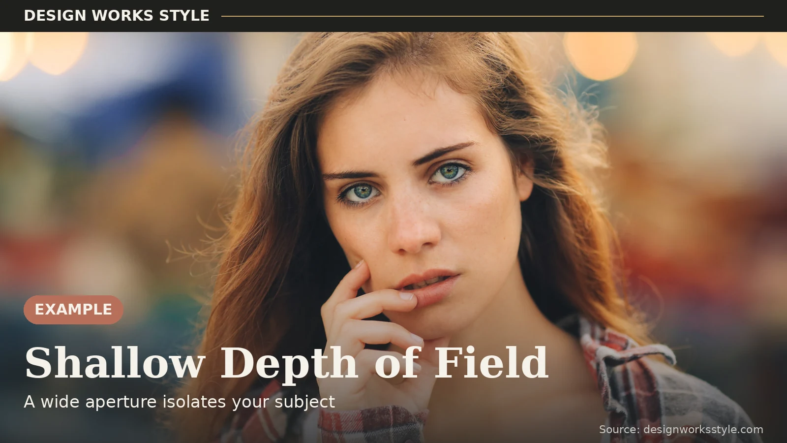 Example photo showing shallow depth of field with a sharp subject and softly blurred background