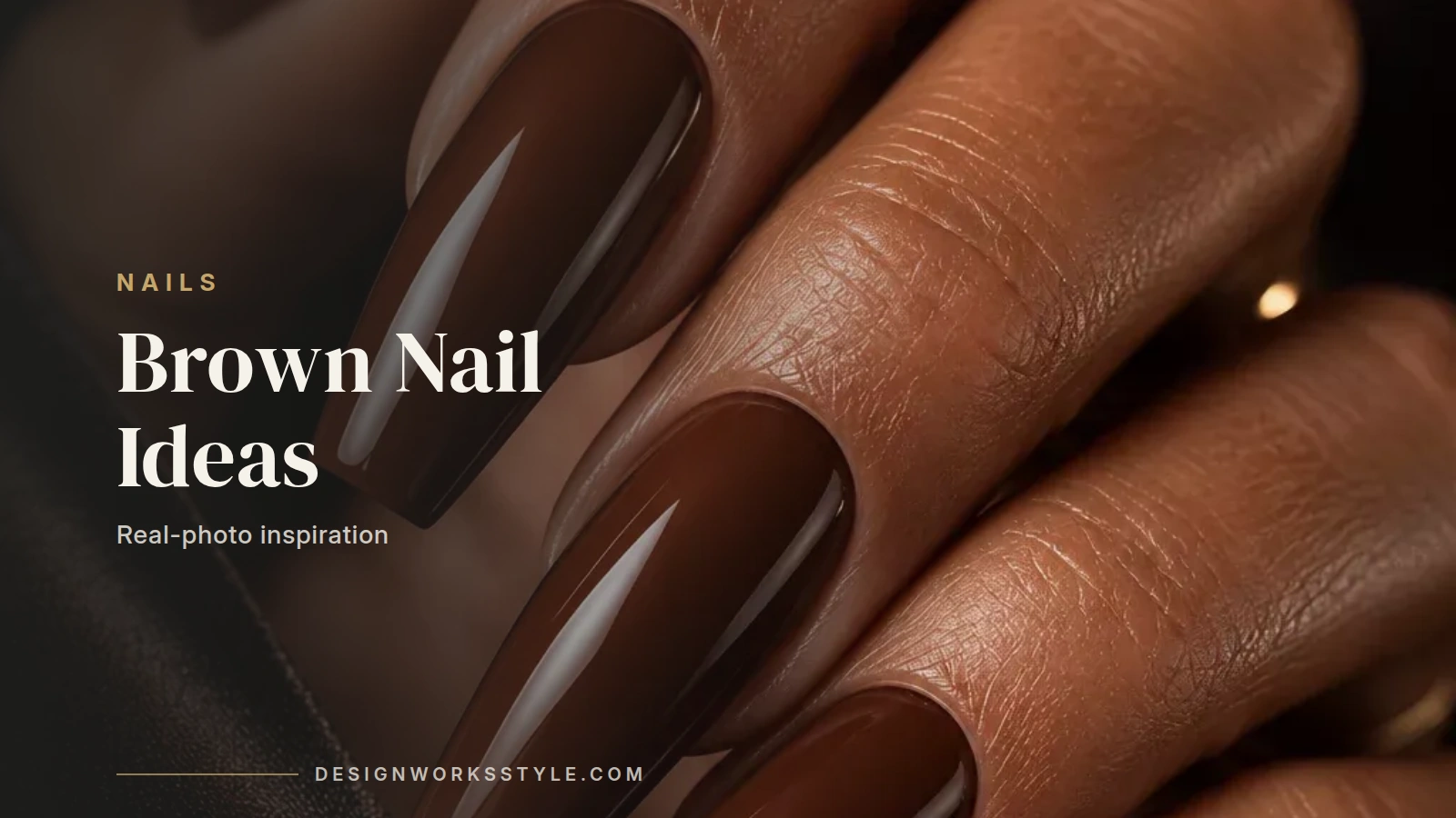 Brown Nail Ideas cover