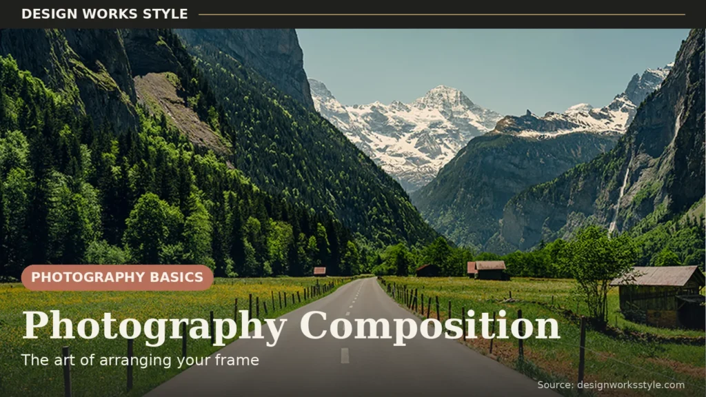 Landscape photo demonstrating strong composition techniques