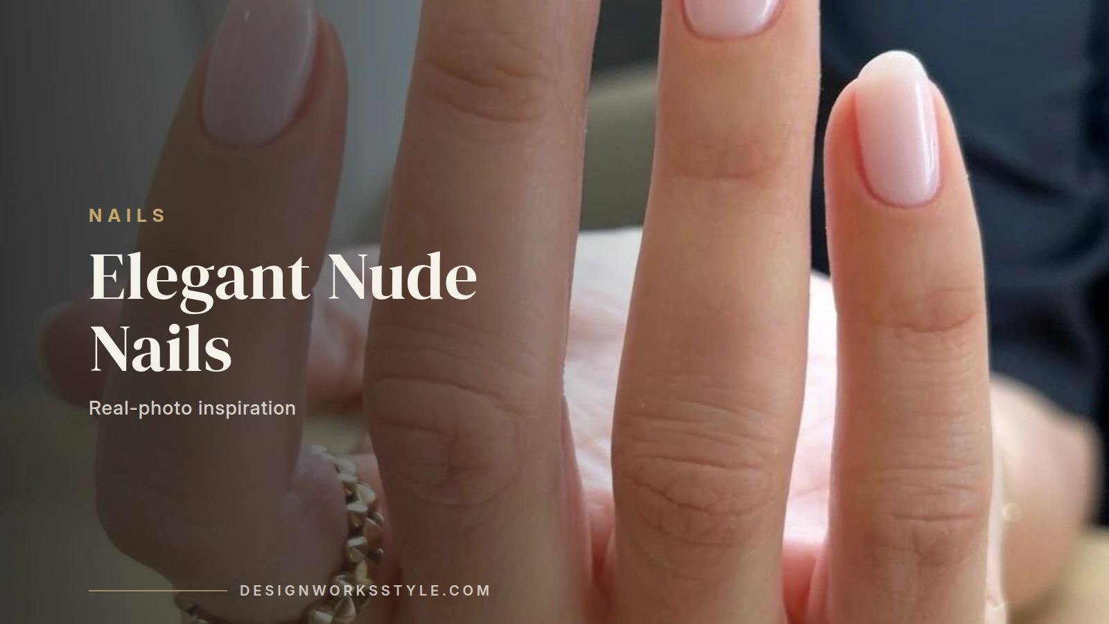 Elegant Nude Nail Designs cover