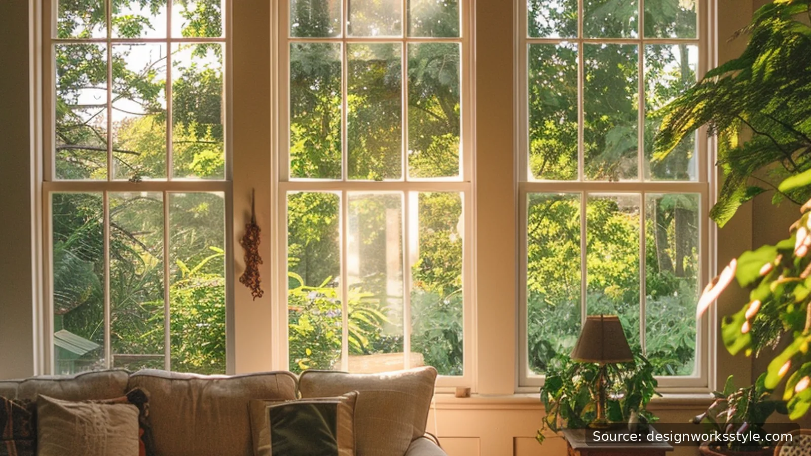Ventilating a freshly painted room with open windows