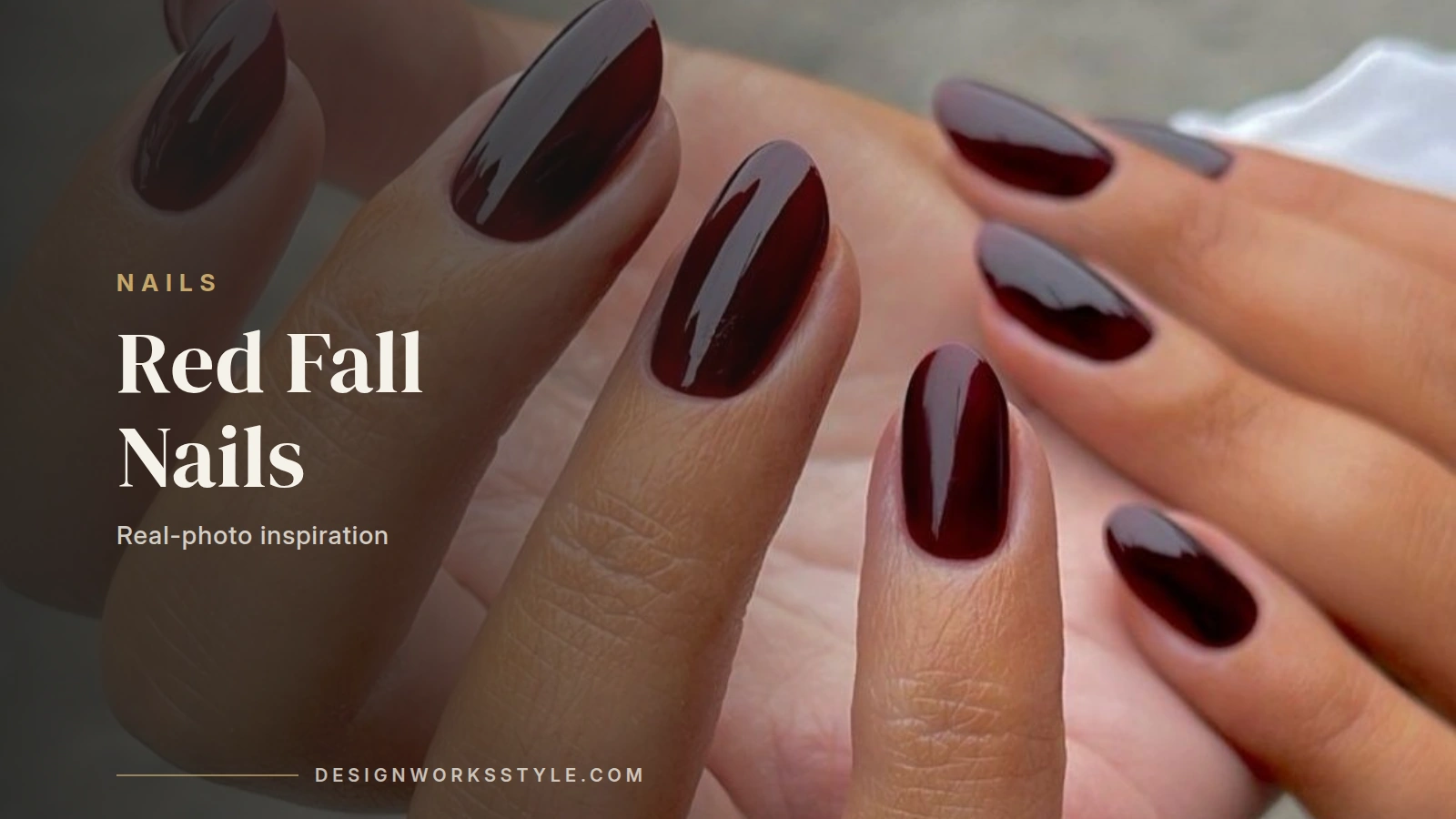 Red Fall Nail Designs cover
